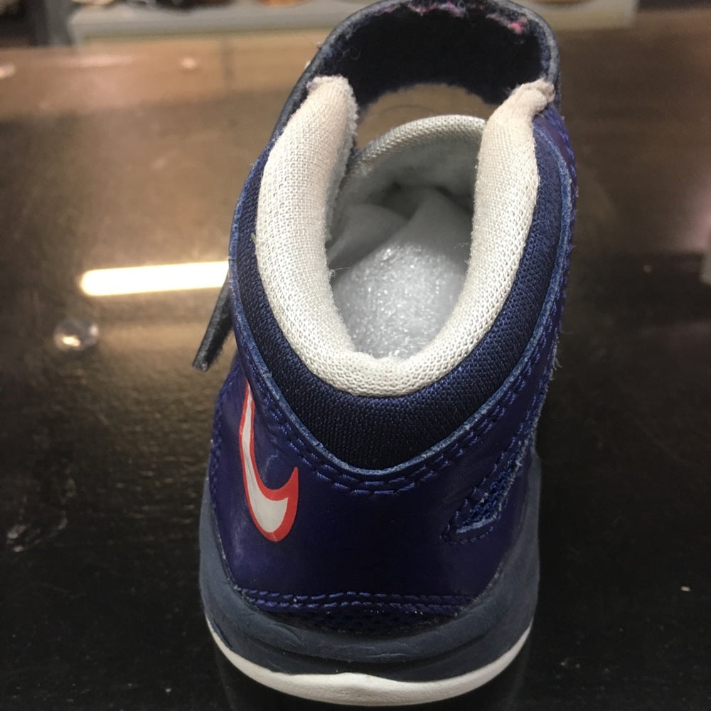 Blue and white Lebron’s size 9c