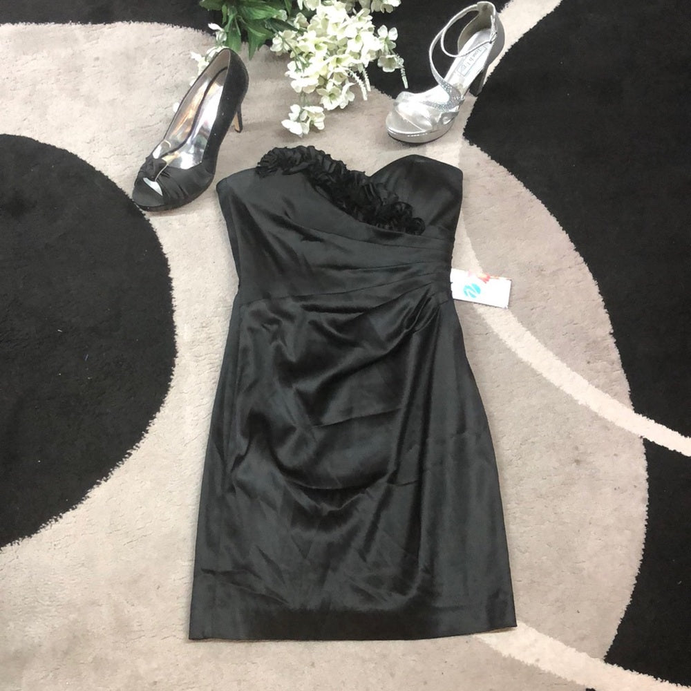 Size 0 little black dress