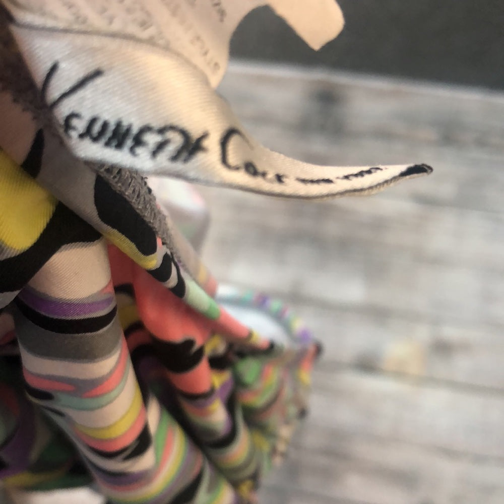 Kenneth Cole New York sz 14 multicolor 2pc bathing suit