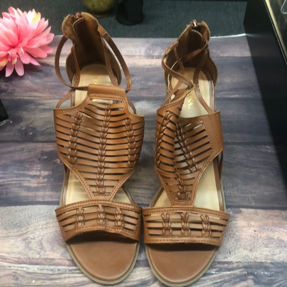 Merona sz 10 women brown shoes