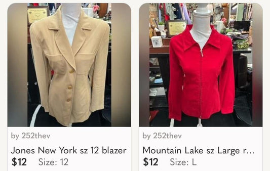 Bundle of two blazers.