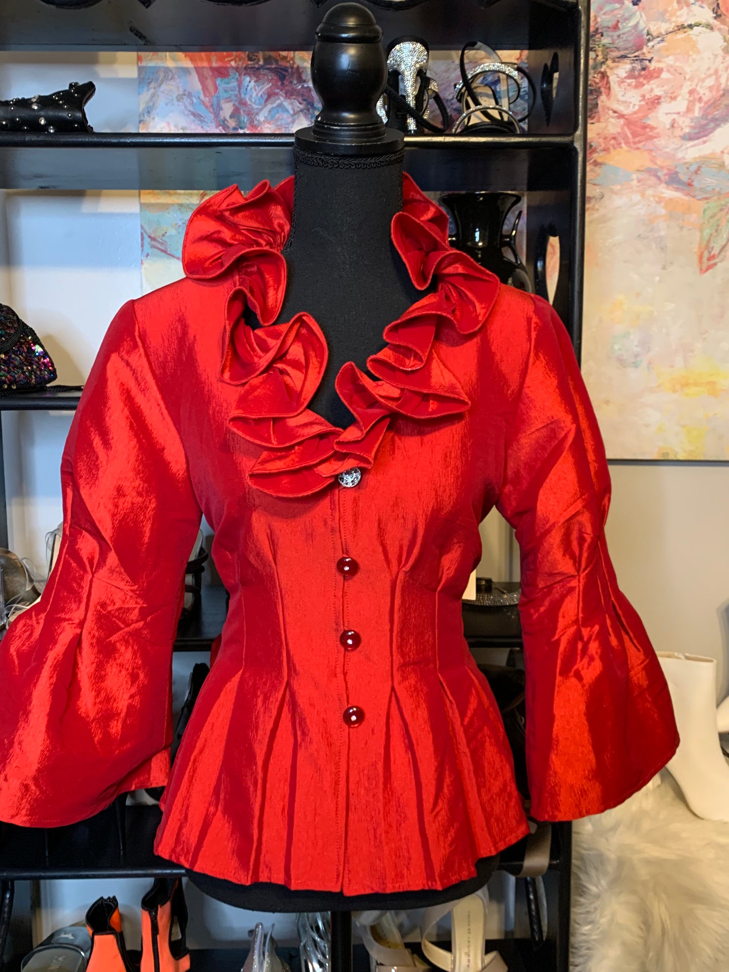 Size 10 Red Nicolette top