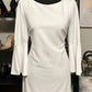 Size 12 NWT off white fully lined dress