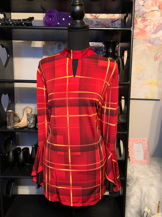 Size Large Peter Nygard blouse-red