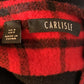 Size 4 Red and black wool skirt