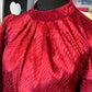 Size large burgundy blouse