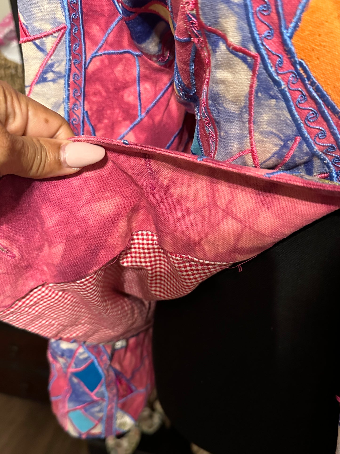 Size XL silk blazer