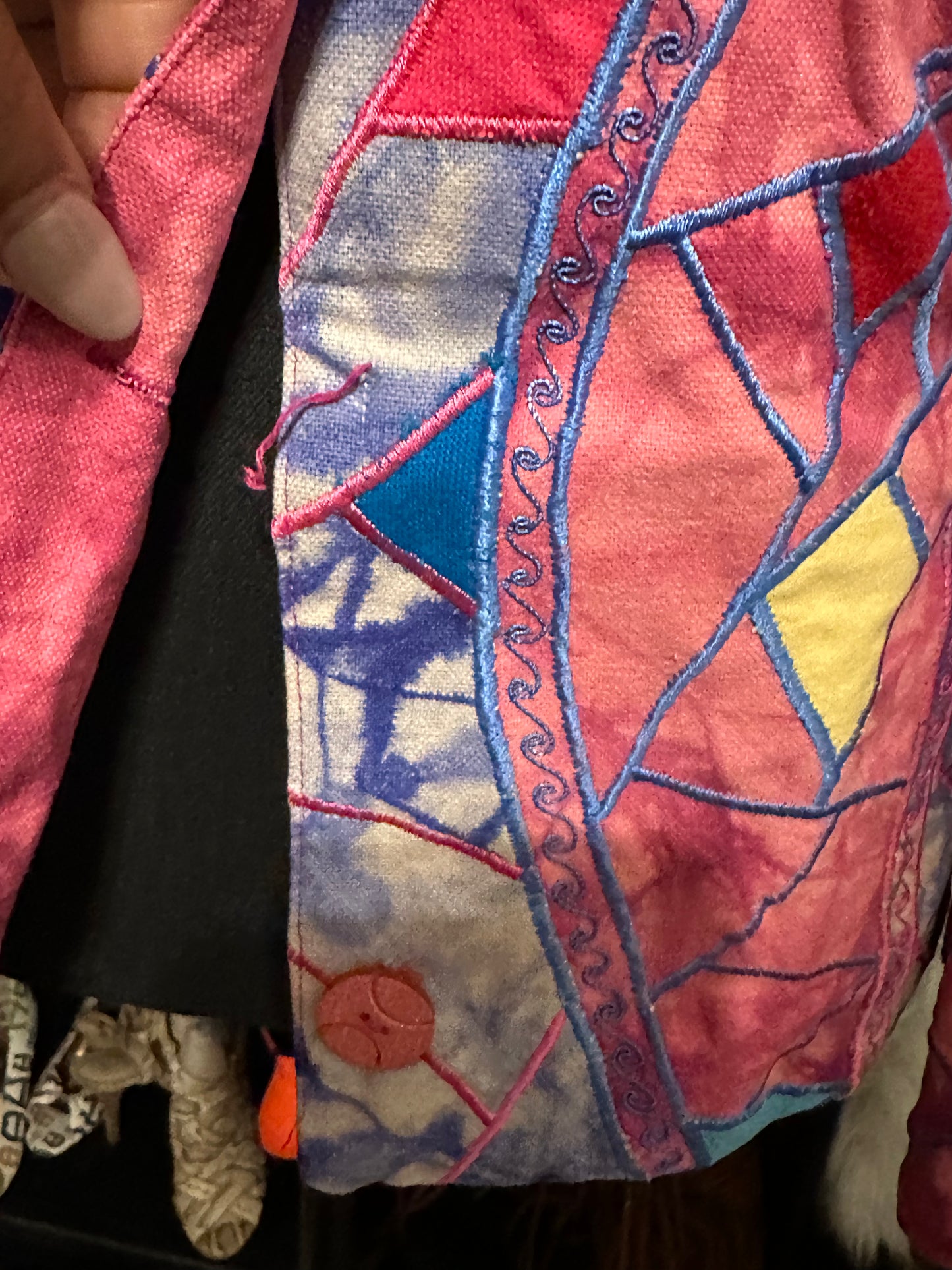 Size XL silk blazer
