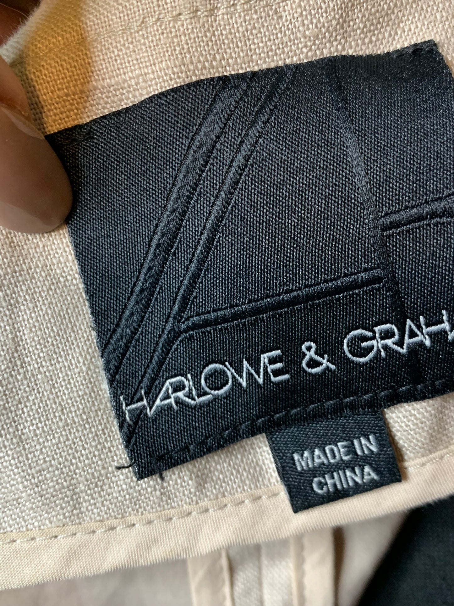 Size Large linen open blazer