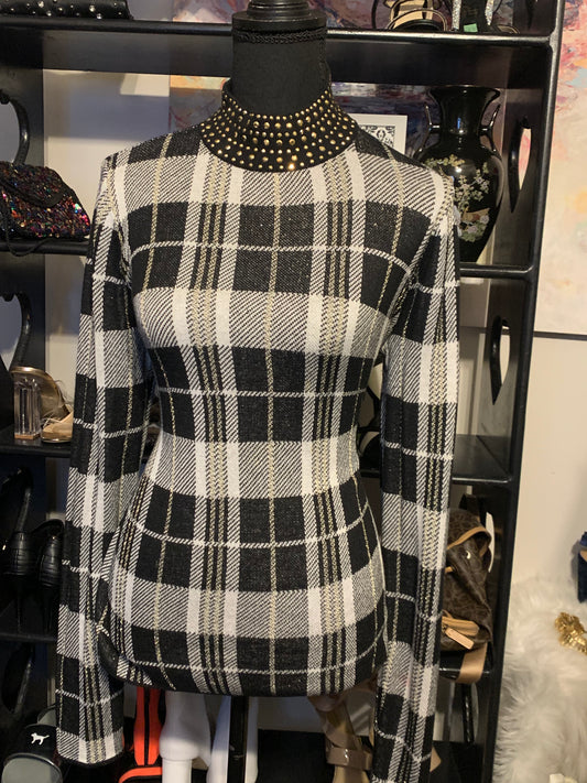 Size large sweater with embellishments