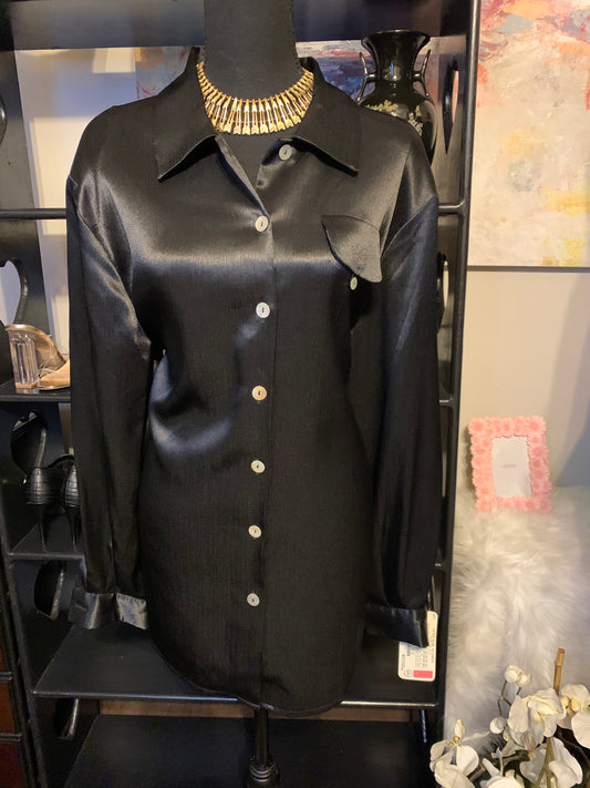 Size 20W/2x black new blouse