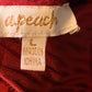 Size large burgundy blouse