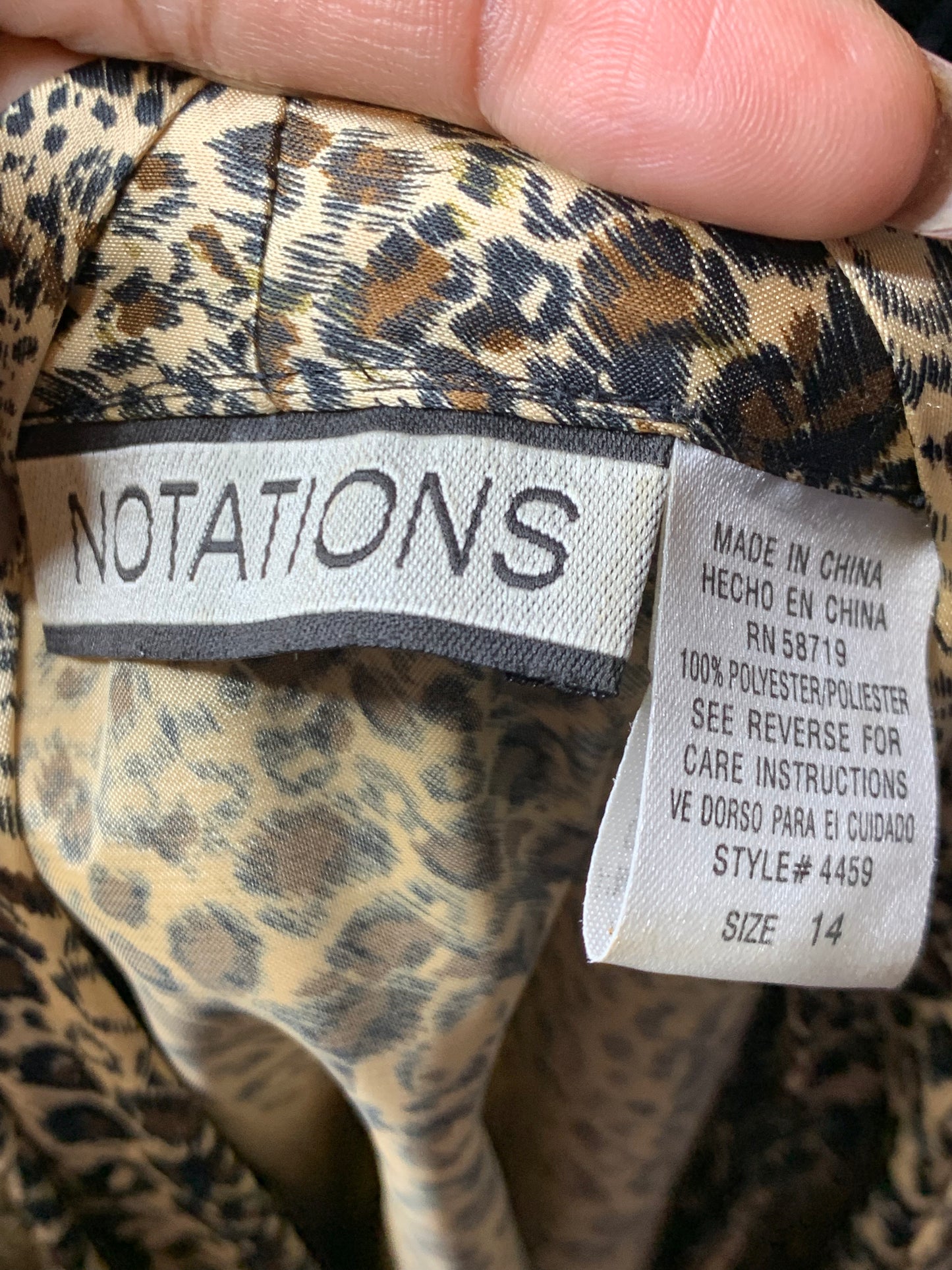 Size 14 vintage blouse