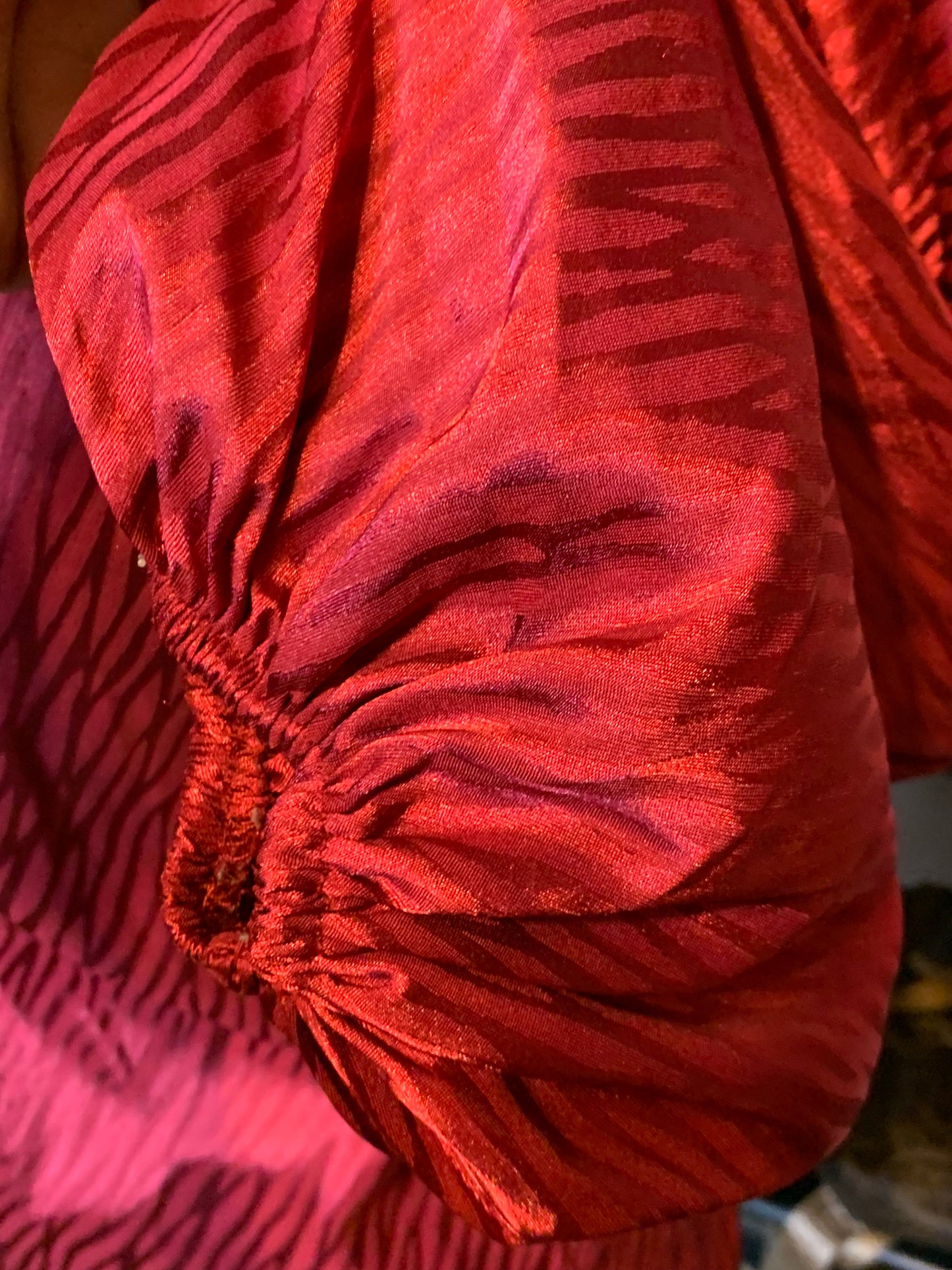 Size large burgundy blouse
