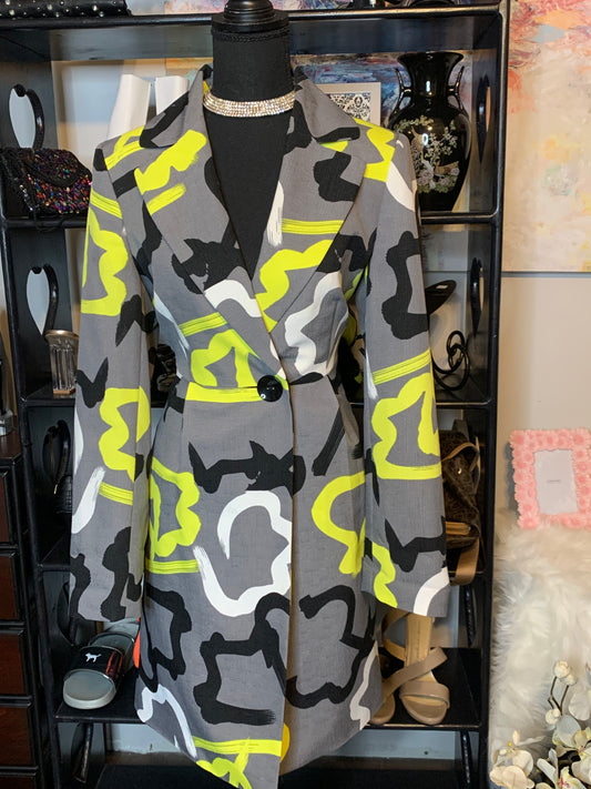 Size 10 Evan Picone graffiti jacket