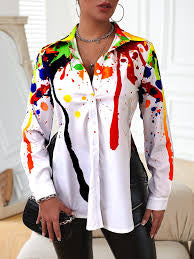 Size Large colorful blouse