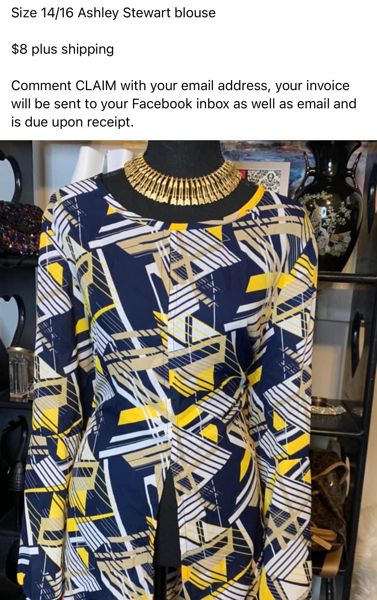 Size 14/16 blouse
