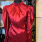 Size large burgundy blouse