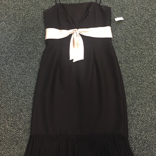 Size 8 Black And champagne dress