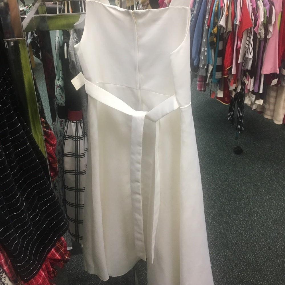 Size 10 Bonnie Jean white dress