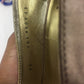 Size 10.5 gold heels 4.5 inch