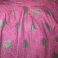 Size 4 wool mini skirt with sparkly circle print