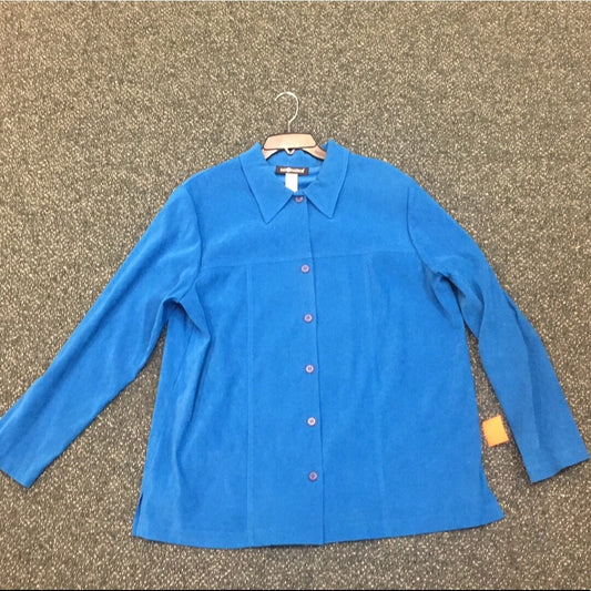 Size 18 teal blazer.