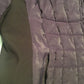 Size small blackberry and black hooded jacket