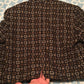 Size 4 Vintage 90s wool silk blazer.