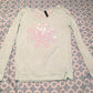 Live Love Dream mint color scoop neck sweater