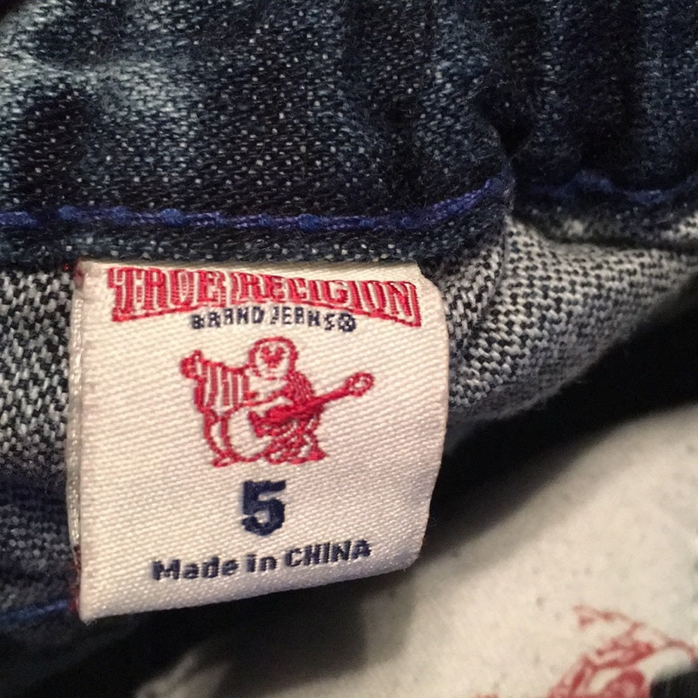 Size 5 authentic True Religion Jeans