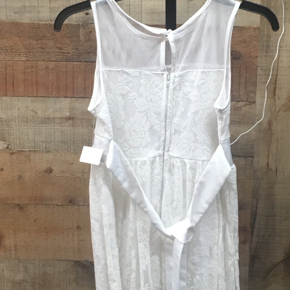 Disorderly Kids size 12 white kids dress