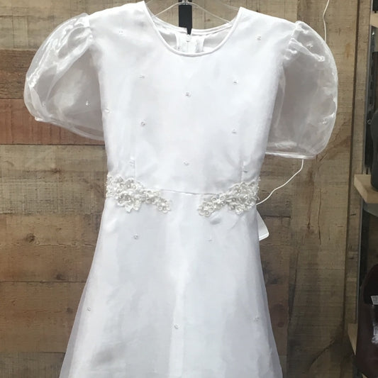 Ultra Girl size 8 white kids dress