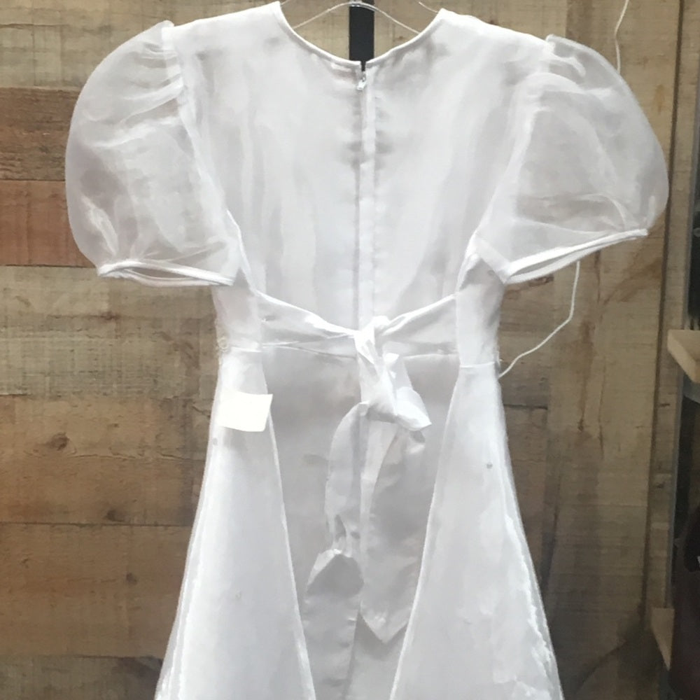 Ultra Girl size 8 white kids dress