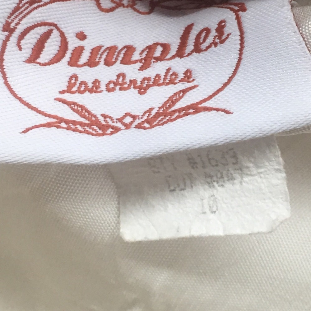 Dimples Los Angeles size 10 white kids dress