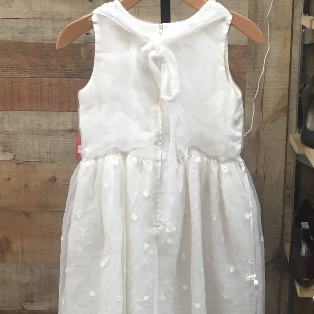 Dimples Los Angeles size 10 white kids dress