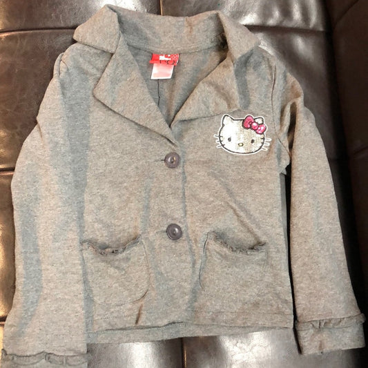 Size 8 heather gray light jacket/blazer