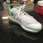Green and white Nike’s size 7y sneakers