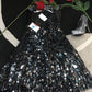 Xcite Black and sequins size 6 formal dress