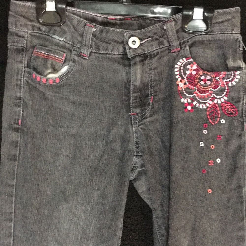 Faded Glory size 10 black jeans