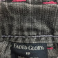 Faded Glory size 10 black jeans
