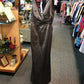 Size 12 gray with black back scarf