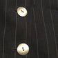 Size 9 Black pinstriped pant suit