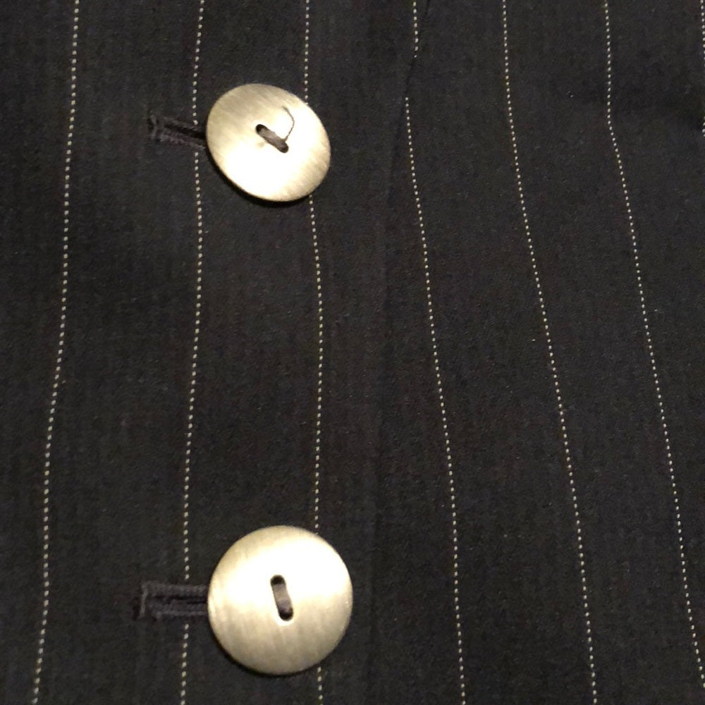 Size 9 Black pinstriped pant suit
