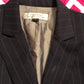 Size 9 Black pinstriped pant suit