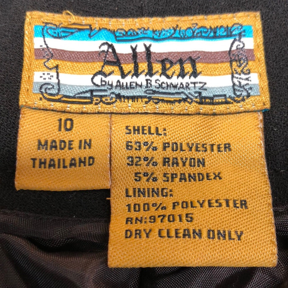 Size 12 chocolate brown fully lined ladies pants