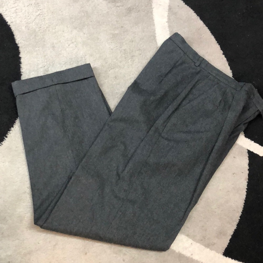 Size 8 wool fully lined cuffed trousers