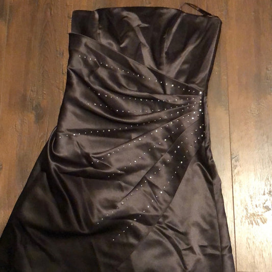 Size medium chocolate brown long dress