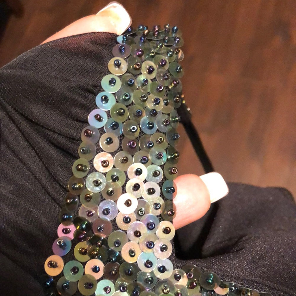 Black halter style party dress size 3/4