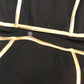 Size small black with gold trim dress